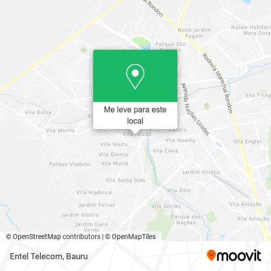 Entel Telecom mapa