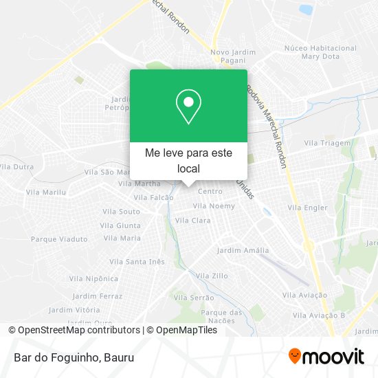 Bar do Foguinho mapa