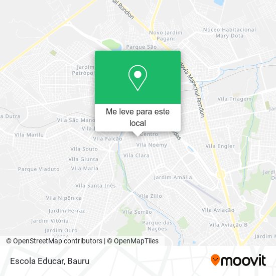 Escola Educar mapa