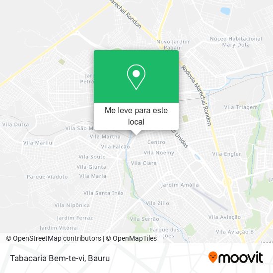 Tabacaria Bem-te-vi mapa