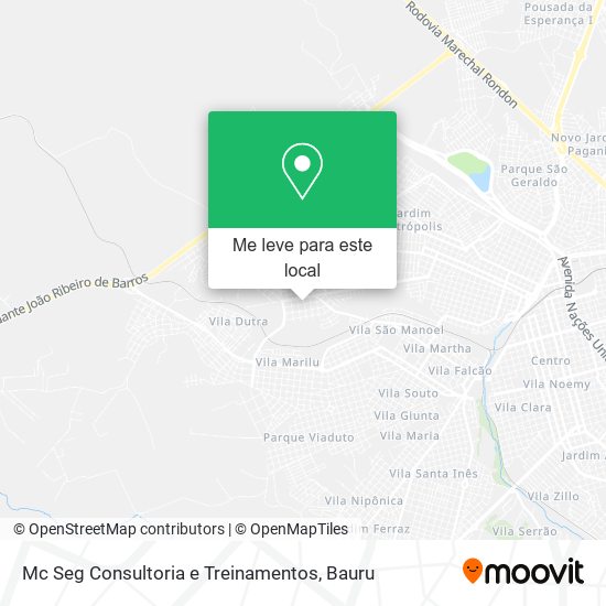 Mc Seg Consultoria e Treinamentos mapa