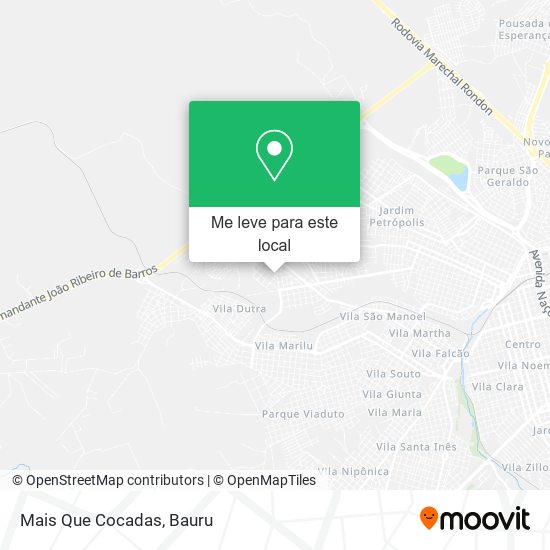 Mais Que Cocadas mapa