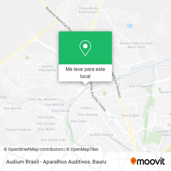 Audium Brasil - Aparelhos Auditivos mapa