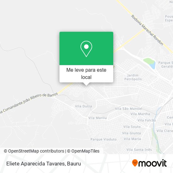 Eliete Aparecida Tavares mapa
