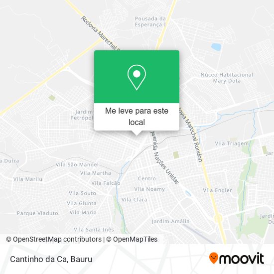 Cantinho da Ca mapa