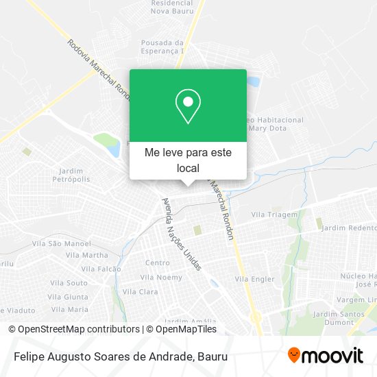 Felipe Augusto Soares de Andrade mapa