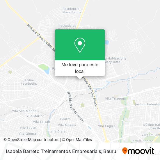 Isabela Barreto Treinamentos Empresariais mapa