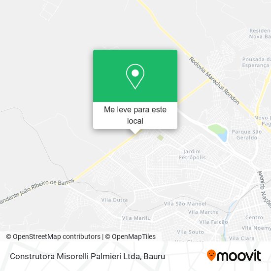 Construtora Misorelli Palmieri Ltda mapa