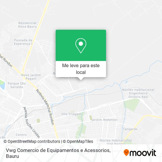 Vwg Comercio de Equipamentos e Acessorios mapa