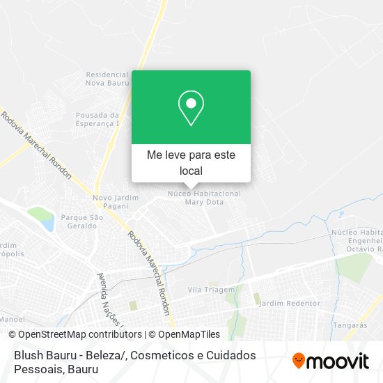 Blush Bauru - Beleza / , Cosmeticos e Cuidados Pessoais mapa