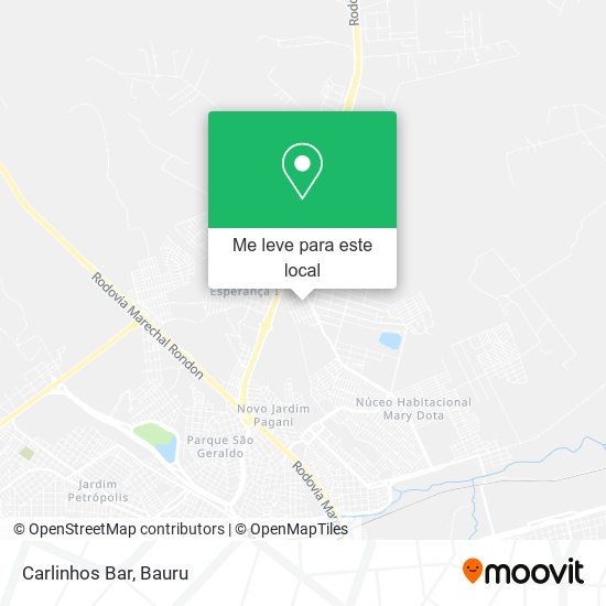 Carlinhos Bar mapa