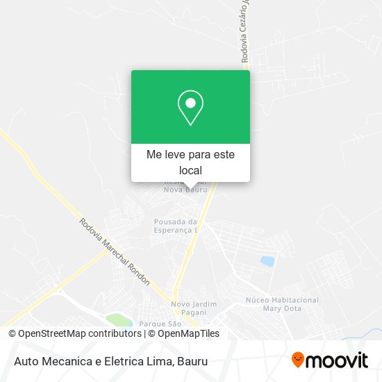 Auto Mecanica e Eletrica Lima mapa