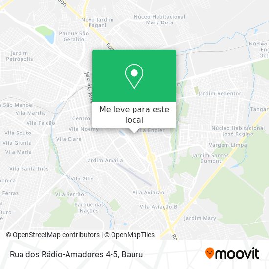 Rua dos Rádio-Amadores 4-5 mapa