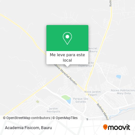 Academia Fisicom mapa