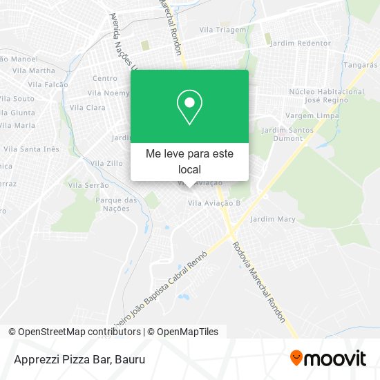 Apprezzi Pizza Bar mapa