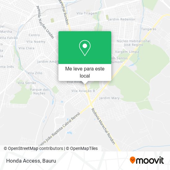 Honda Access mapa