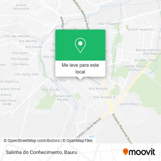Salinha do Conhecimento mapa