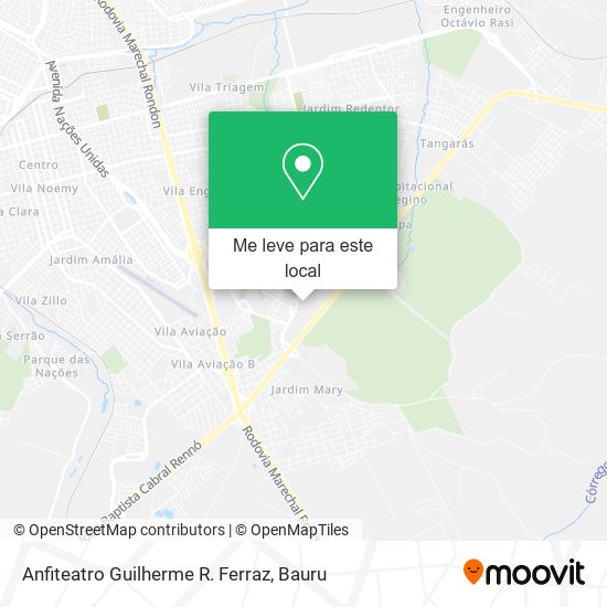 Anfiteatro Guilherme R. Ferraz mapa