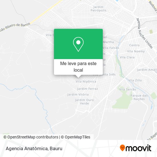 Agencia Anatômica mapa