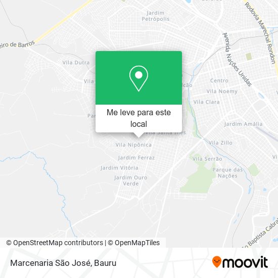 Marcenaria São José mapa