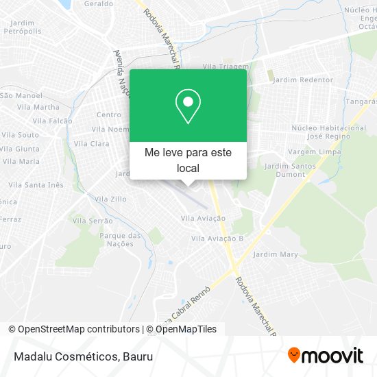 Madalu Cosméticos mapa