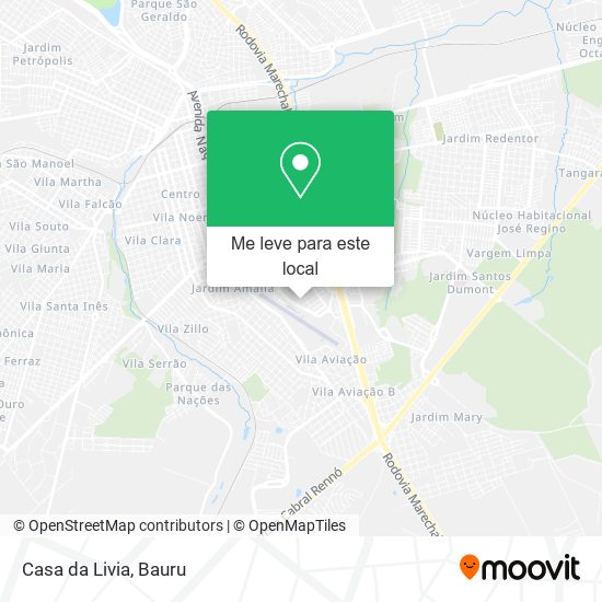 Casa da Livia mapa