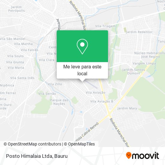 Posto Himalaia Ltda mapa