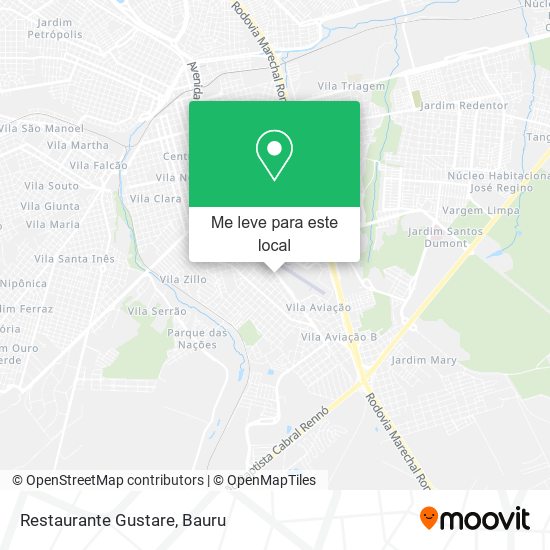 Restaurante Gustare mapa