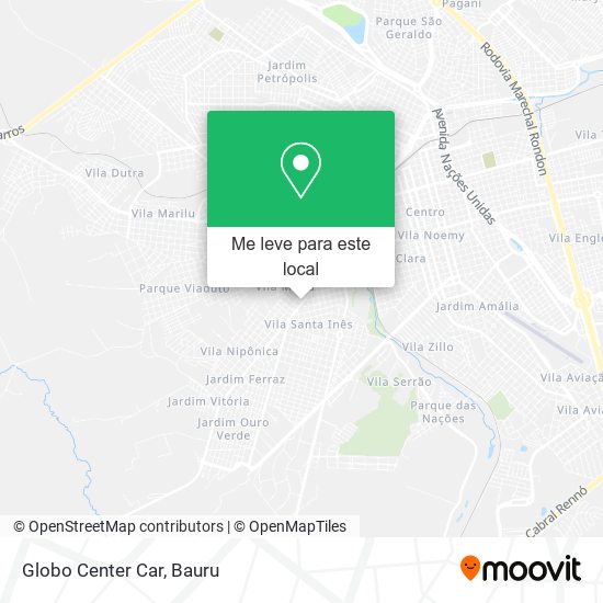 Globo Center Car mapa