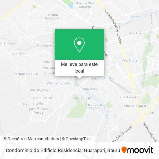 Condomínio do Edificio Residencial Guarapari mapa