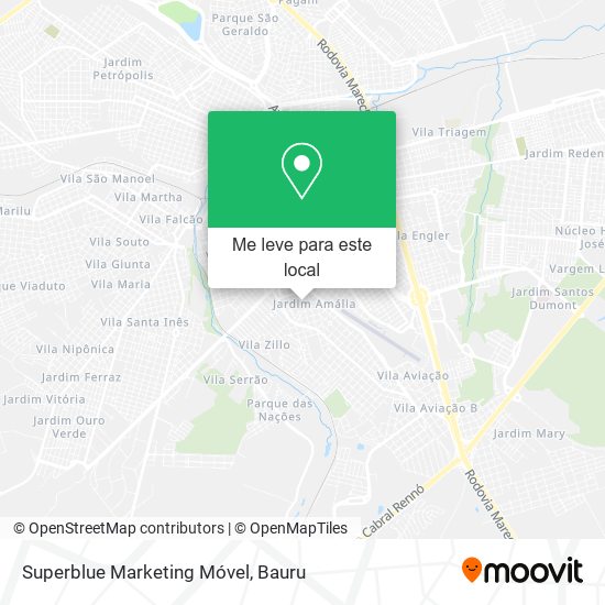 Superblue Marketing Móvel mapa