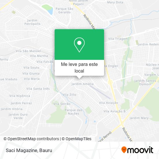 Saci Magazine mapa