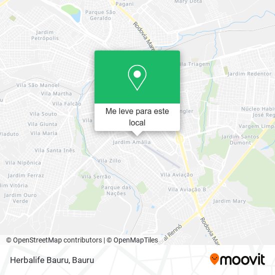 Herbalife Bauru mapa