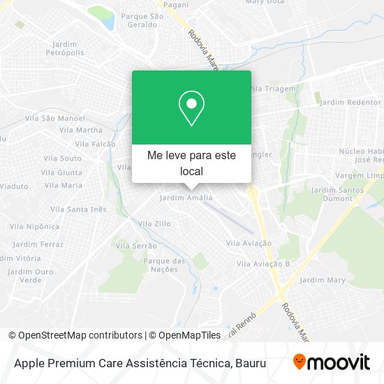 Apple Premium Care Assistência Técnica mapa