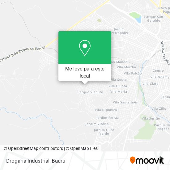 Drogaria Industrial mapa