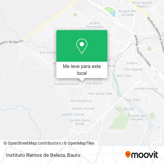 Instituto Ramos de Beleza mapa