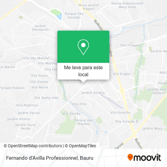 Fernando d'Avilla Professionnel mapa