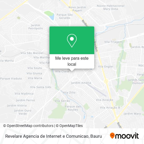 Revelare Agencia de Internet e Comunicao mapa