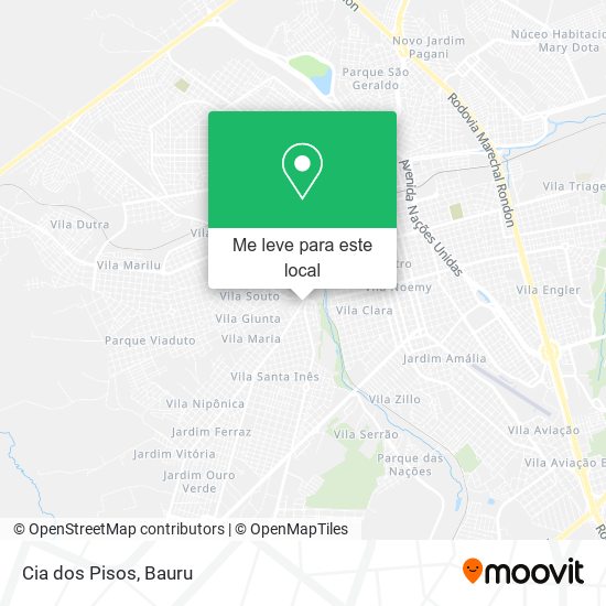 Cia dos Pisos mapa
