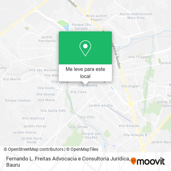 Fernando L. Freitas Advocacia e Consultoria Jurídica mapa