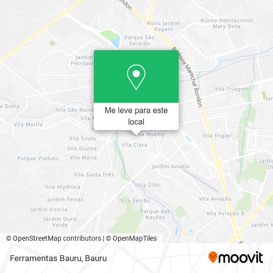 Ferramentas Bauru mapa