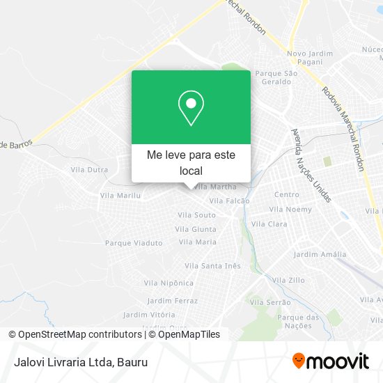 Jalovi Livraria Ltda mapa