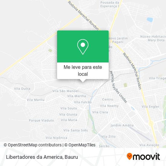 Libertadores da America mapa