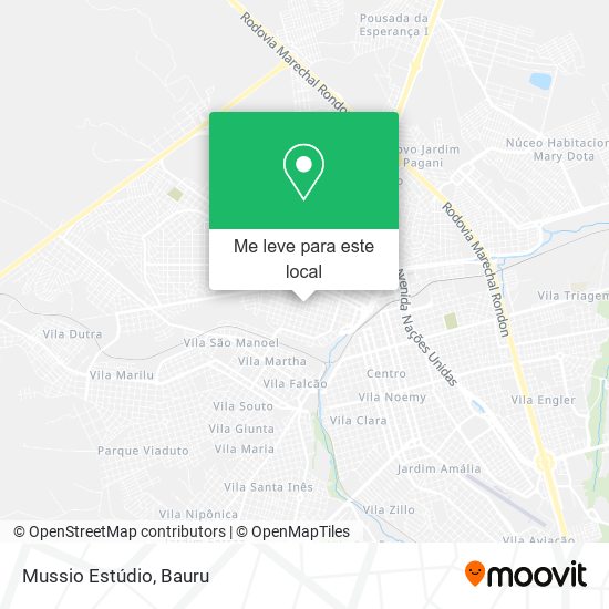 Mussio Estúdio mapa