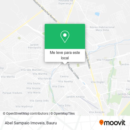 Abel Sampaio Imoveis mapa