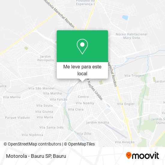 Motorola - Bauru SP mapa