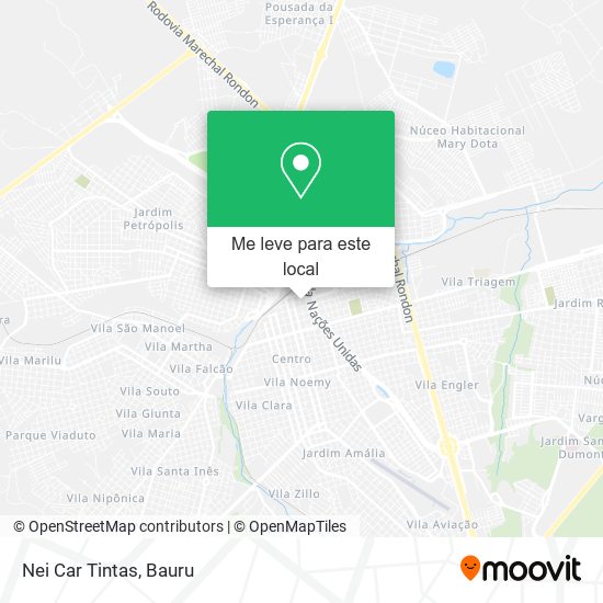 Nei Car Tintas mapa