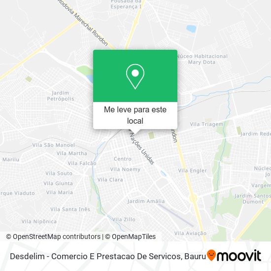 Desdelim - Comercio E Prestacao De Servicos mapa