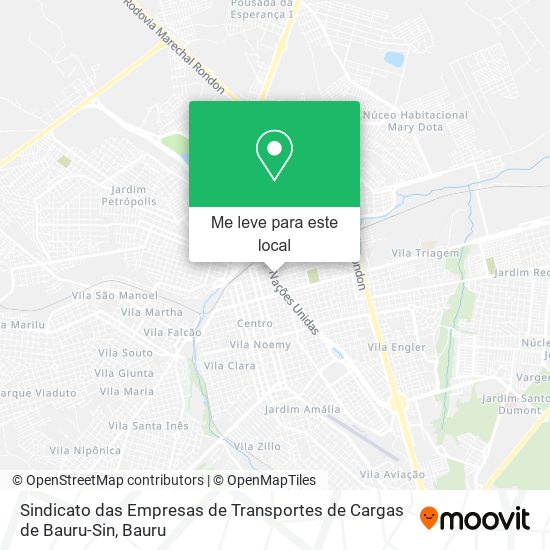 Sindicato das Empresas de Transportes de Cargas de Bauru-Sin mapa