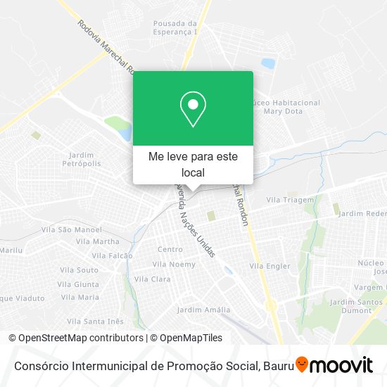 Consórcio Intermunicipal de Promoção Social mapa